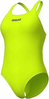 arena Solid Swim Pro Team Women's One-piece Swimsuit, Quick-drying, Sports Swimsuit in arena MaxLife ECO-FABRIC with Maximum Chlorine Resistance and UPF 50+ UV Protection
