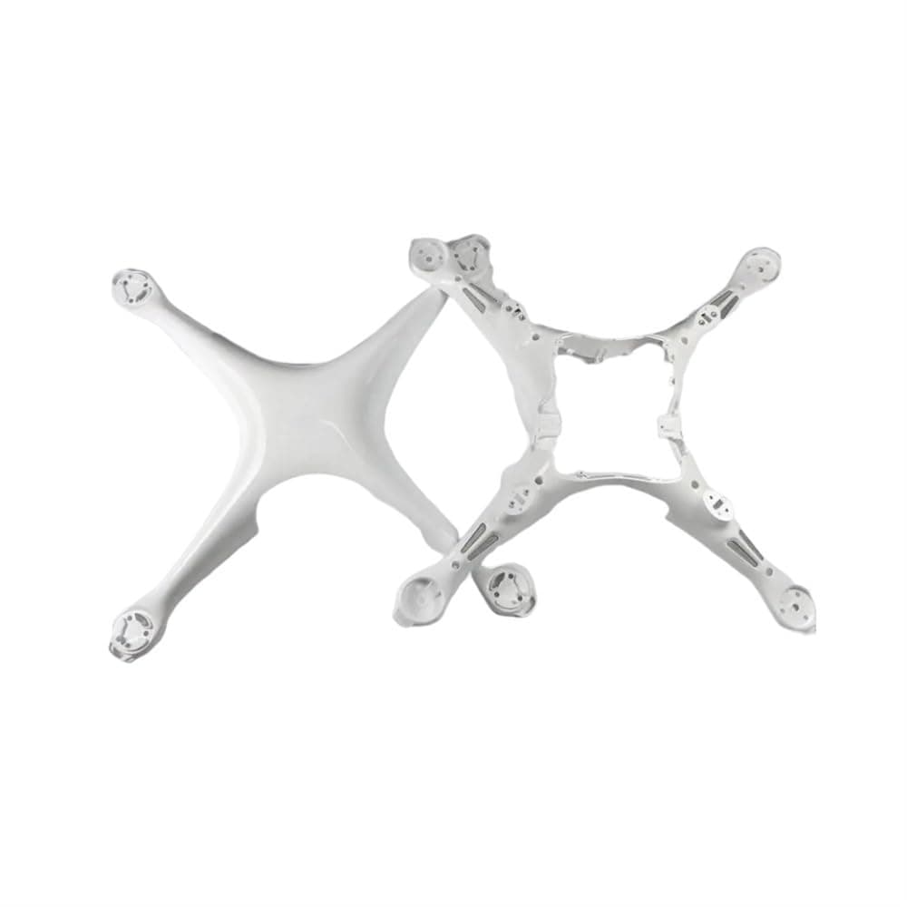 [Drone Parts] Replacement for DJI Phantom 4 Body Shell/Landing Gear Legs Upper Bottom Cover for Phantom 4 Repair Parts [Easy Installation] (Color : Upper and Bottom)