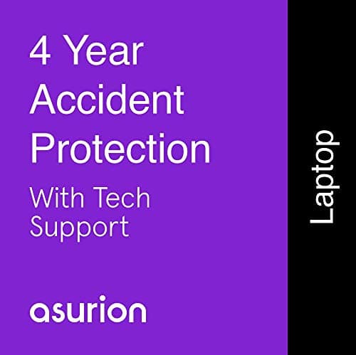 Asurion Monthly Laptop Accident Protection Plan with Tech Support $1000-1999.99
