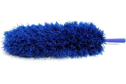 Fluffy Blue Microfiber Duster Clean Home, Car and Office! Flexible, Bendable, Extendable Duster Without Our Telescoping Threaded Extension Pole. for Duster with Pole Search for Product B00S8QX3AW