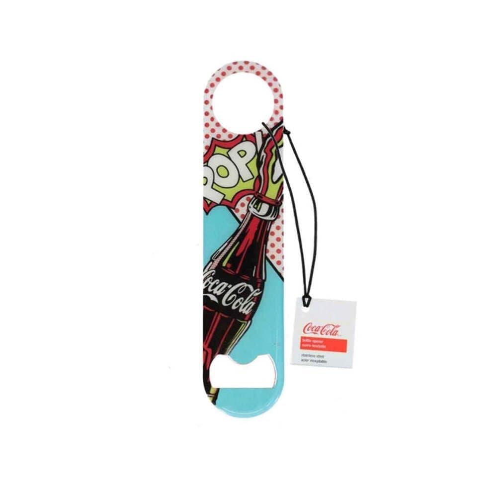Tablecraft Coca-Cola "Pop Fizz" Flat Bottle Opener, Red