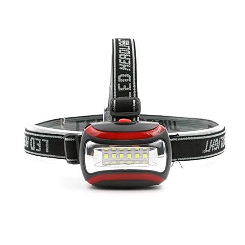 Headlight مصغرة LED كشافات 3 أوضاع شعاع ضوء 3 * AAA المصباح المصباح فانوس مصباح الشعلة للإضاءة في الهواء الطلق مع عقال