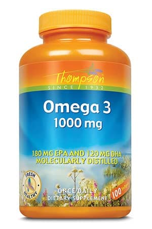 ThompsonOmega 3 Fish, Softgel (Btl-Plastic) 1000mg 100ct