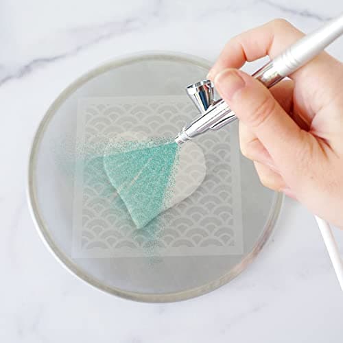 The Cookie Countess Magic Stencil Screen Airbrushing Tool Food-Safe Stainless Steel Airbrush Screen