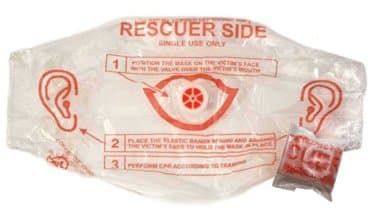 Pack of 5 Mini CPR Masks, Refills for Mini CPR Keychain, MCR Medical