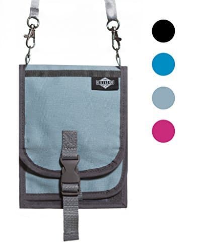 Killiano RFID Blocking Travel Document Organizer Neck Pouch Wallet Passport Holder
