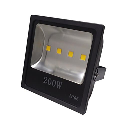 LED Flood Light 200W, Daylight White,High Power Wall Wash Garden Outdoor Lighting Waterproof LED Floodlight, Cold White Led Flood Lighting,6000K,Security Lights (200W Cold White Floodlight)