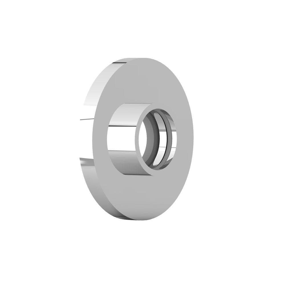 4639B/PC Kubic Shower Rod Support Brackets, Polished Chrome