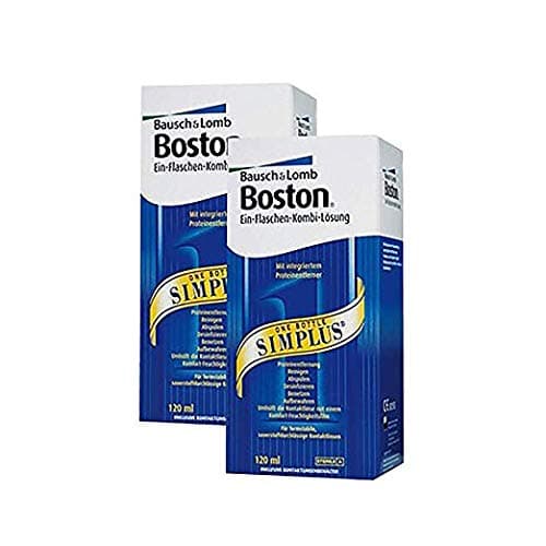 Bausch & Lomb Boston Simplus Multi-Action Solution 4oz (120ml) (Pack of 2) Spanish
