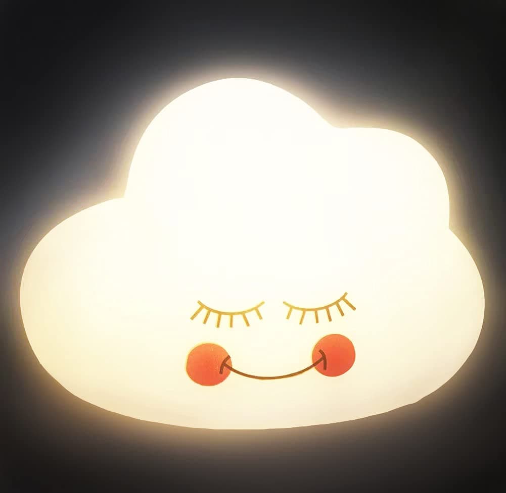 Droiee Night Light for Kids – LED Soft Light for Nursery Bed, AAA Battery Operated or Direct USB Charge – Lamp for Boy and Girl Children Bedroom, Perfect Toddler Gift Choice