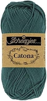 Scheepjes - Scheepjes Catona 244 Spruce Yarn - 1x50g