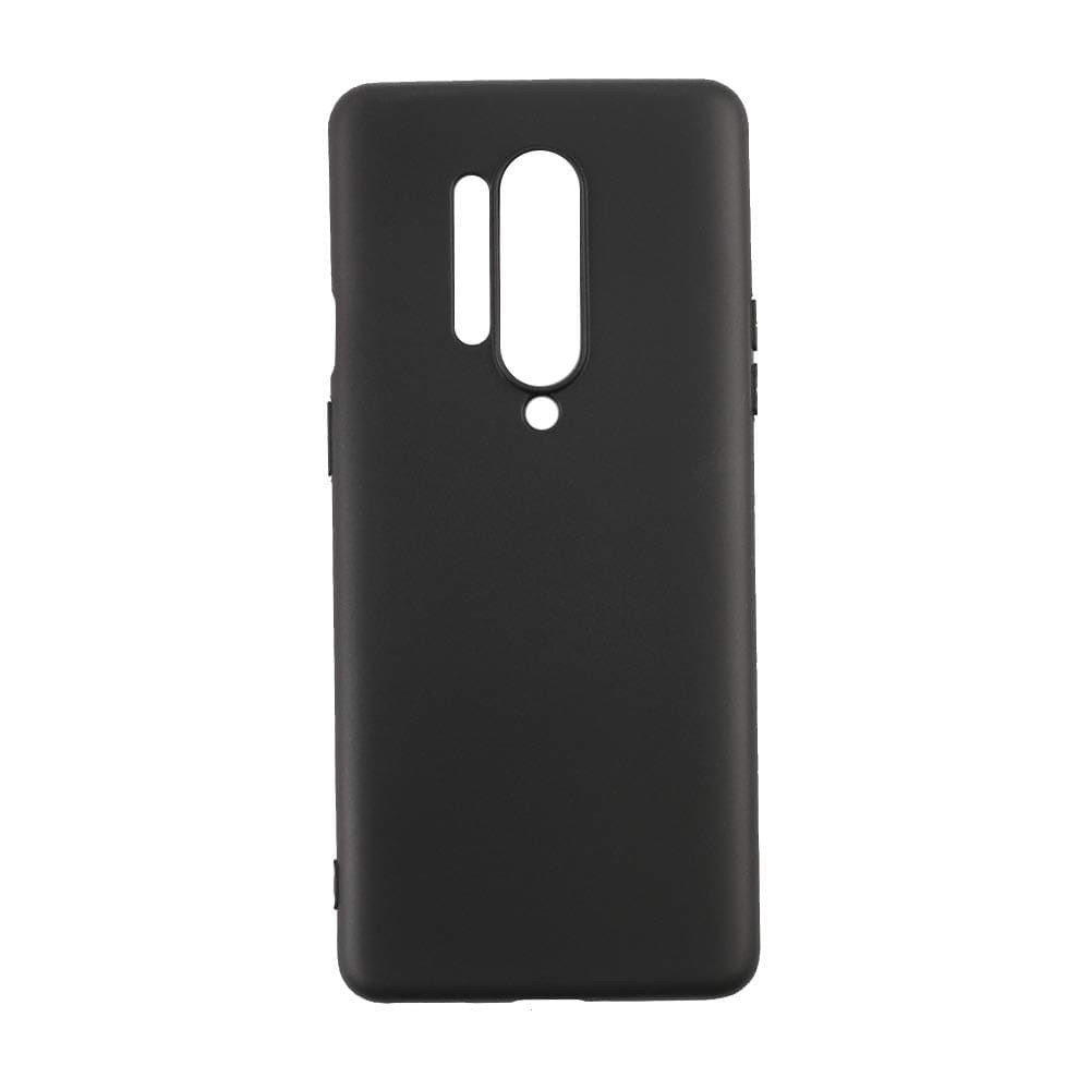 Easbuy Glossy Silicone Case Protector TPU Bumper Case Back Cover Phone Back Case for Oneplus 8 Pro Smartphone