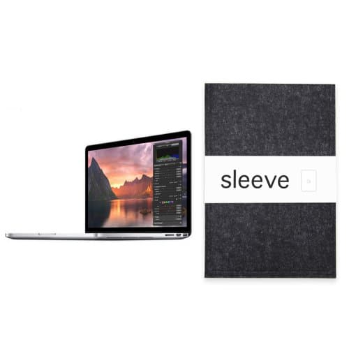 SLEEVE for 13" MacBook Pro Retina (charcoal)