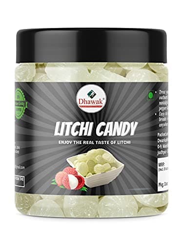 Litchi Flavour Candy 400gms |Jar Pack|