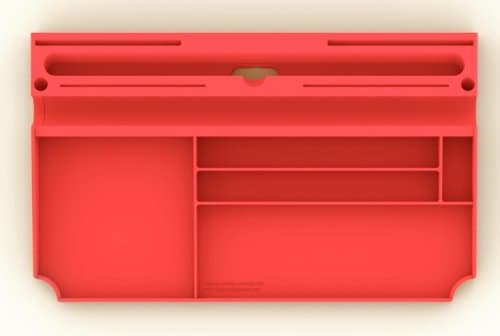 5 in ONE Apple Wireless Keyboard Executive Stand&Organizer! More (Red)