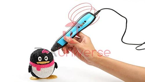 DreamCreator 3D Printing Pen - The Ultimate Creative 3D Doodling & Drawing Pen for Kids & Adults - Bring Your Ideas to Life Instantly with 3D Modeling - 4 Color Filament Included Free (Blue)