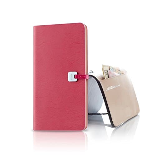 EVOUNI L68-7PK Leather Arc Wallet for iPhone6 Plus (Pink)