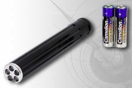 Arcas AFL Torch with 5 LEDs and 2 x AA Batteries