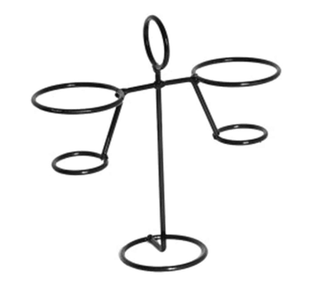 mkki Cupcake Ice Cream Cone Holder Display Stand, Iron Single Ice Cream Cone Cupcakes Holder, French Fry Stand Cone Holder, Ice Cream Cone Holder Stand for Ice Cream Cone Display (Size 3)