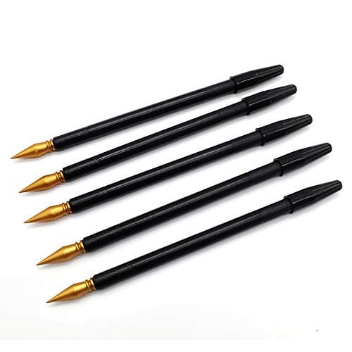 Pobec Scratch Color Pen, Scratch Art Tools, Scratch Paper Pens Coloring Stylus Scratch Paper Art Tool (Pack of 5 )