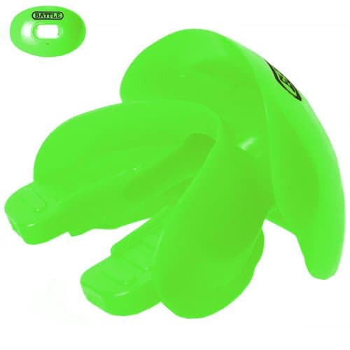 Battle Oxygen Lip Protector Mouthguard, Neon Green