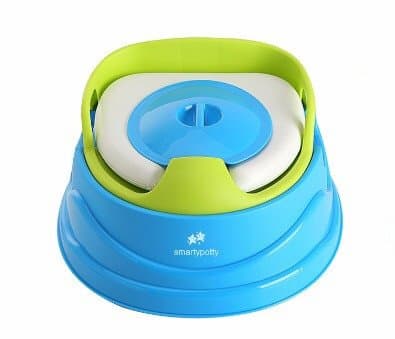 Potty Training System Blue & Green Easy Potty 3-in -1 with Removable Bowl for Hassle Free Cleaning – Best for Potty Training Toddler or Baby – Colorful & Comfortable Blue Potty Suitable for Travelling