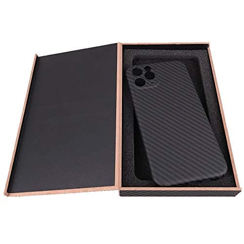 Carbon Fiber Case for iPhone 11 Pro Max 6.5",Idealforce 12g & 0.6MM iPhone 11 Pro Max Slim Case Dual Layer Aramid Fiber Hybrid Shock Absorbing Cover Fit for iPhone 11 Pro Max