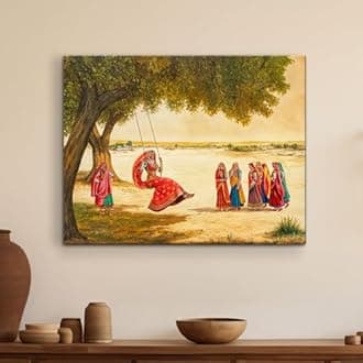 ArtX Indian Village Women Playing