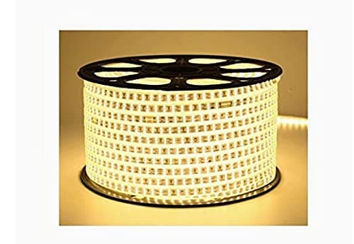 NIRVANA 5730-120 Led Waterproof Strip Rope Pipe Light SMD Roll (120 Led/Mtr) (Warm White) (30 Meter)