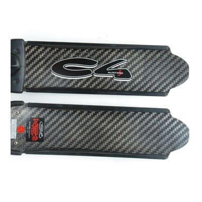 C4 Mustang 3 VGR Carbon Fin Blade Set