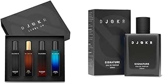 Perfume Gift Set for Men Pack of 4x20 ML and Djokr Signature Perfume For Men 100 ml