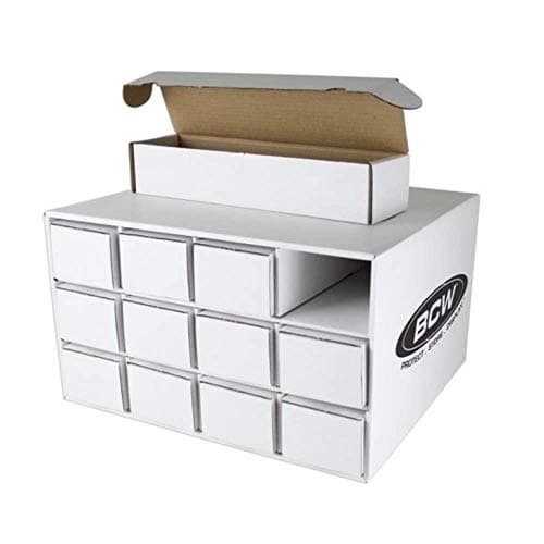 Card House Storage Box With 12 800Count Storage Boxes By Bcw