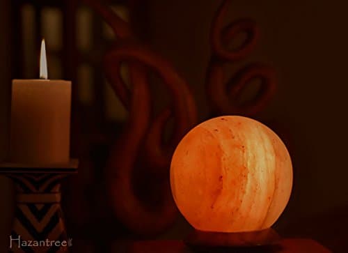 Himalayan Salt Lamp- Globe- with UL Certified Cord
