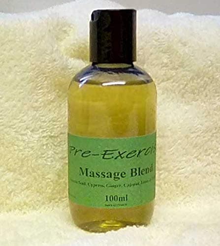 Natrell 100ml, Ready mixed Massage Oil Blend. Pre Exercise, Warming, Muscle rub Melissa,Lime, Cypress, Cajeput and Ginger Oils