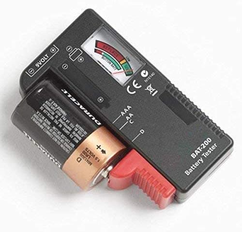 Battery Tester Universal Battery Checker for AA AAA C D 9V 1.5V Button Cell Batteries (Model: BT-168)