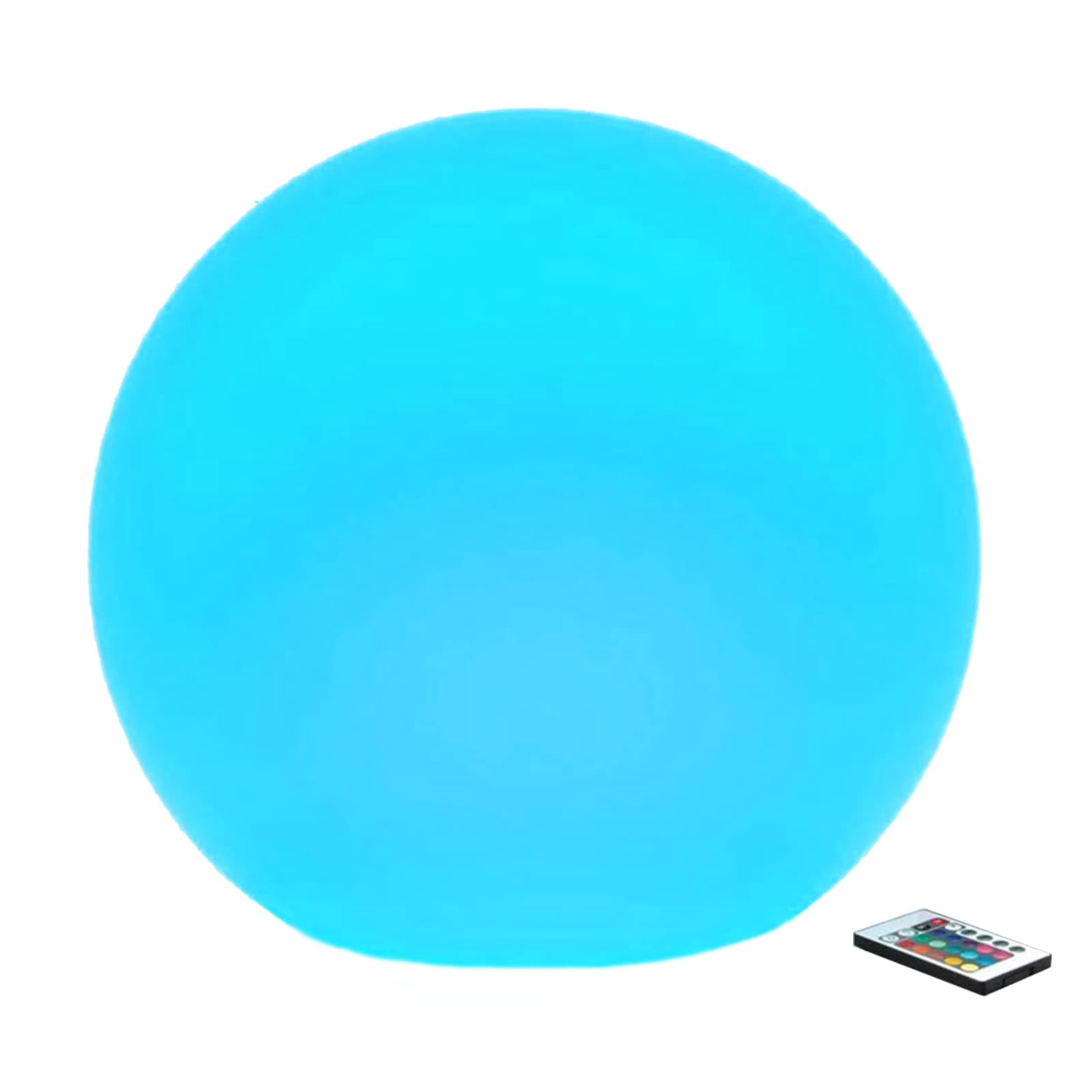 LED Ball Light, 10-Inch Rechargeable & Remote Control Globe Lights 16 RGB Colors Changing Indoor/Outdoor Night Light for Home/Party/Lawn/Desk Decoration