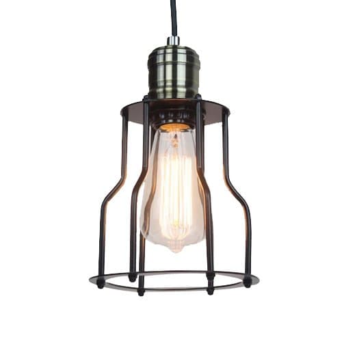 UNITARY Brand Rustic Barn Pendant Light Max 60W with 1 Light Painted Finish
