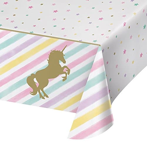 Creative Convertting Unicorn Theme Plastic Tablecover - 1 Pc