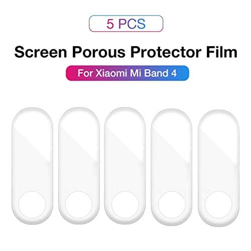 Per Newly Screen Protector for Xiaomi Mi Band 4-5 Psc Smart Watch Screen Protectors Tempered Glass Film Anti-Scratch Bubble Free