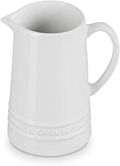 Stoneware Small Pitcher, 10 oz., White
