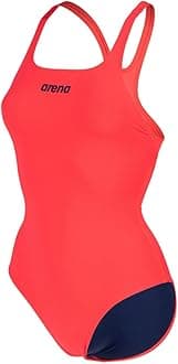 Arena Solid Swim Pro Team Damen-Badeanzug, Schnelltrocknender, Sportlicher Schwimmanzug aus MaxLife Eco-Gewebe mit Maximaler Chlorbeständigkeit und UPF 50+ UV-Schutz