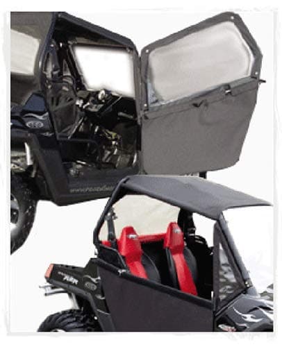 Shockpro 08-10 Rzr Full/Half Doors Black P/N Rzr-Fd-Bk