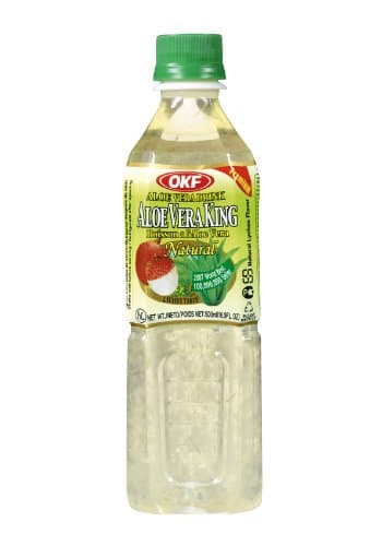 Aloe Vera King Juice, Lychee, 16.9 Fl Oz (Pack of 20)