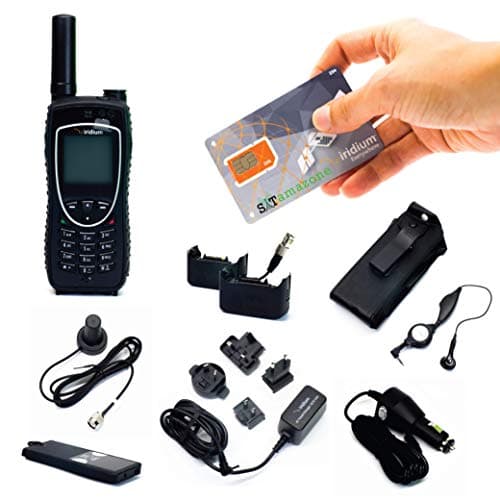 SATAMAZONE Satellite Bundle - Iridium Extreme Phone + Prepaid SIM Card Easy Online Activation - Global Coverage - Calls, Text Messages & Emails, GPS, Online Tracking, Emergency Button.