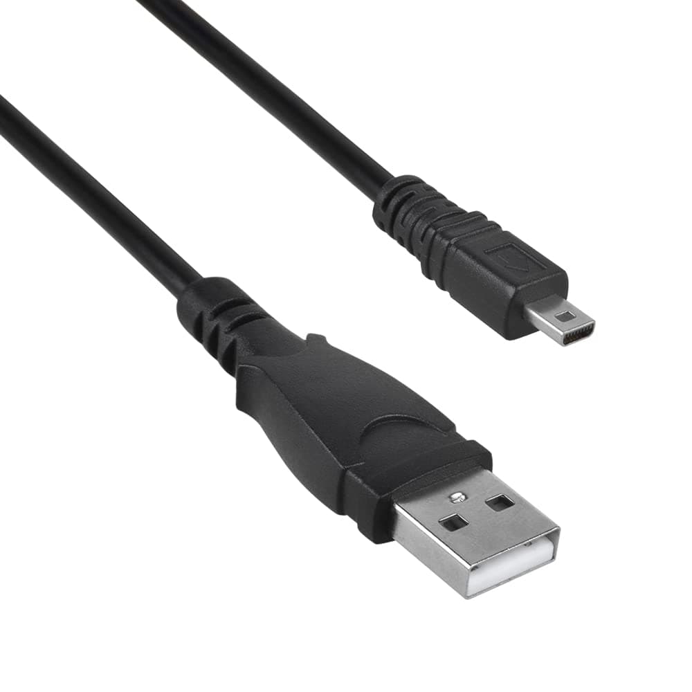 PwrON USB PC Data Cable Cord Lead for Panasonic Camera Lumix DMC-FT3 DMC-FT4 DMC-FT20 DMC-FZ50 DMC-LS2 DMC-FX3 DMC-FZ25 DMC-FZ20 DMC-FZ7 DMC-FZ6 DMC-FZ4 DMC-FZ18 DMC-LS65 TZ24 LS5 LS3