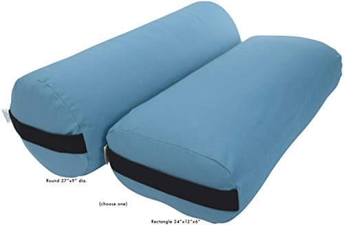 Yoga Bolster - Cotton Rectangle - Periwinkle