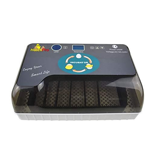 HHD Fully Automatic Egg Incubator; Capacity of 12 Eggs (Grey)