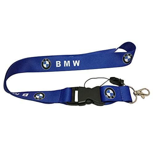 1pc Blue Color USA Ship New Quick Release Neck Strap Lanyard Keychain Keyring Car Keys House Keys ID Badges Card for BMW Design