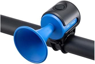 Bicycle Air Horn Loud 120 dB Cycle Bell Electric Horn with Long Standby Button Battery Operated/ipx4 Waterproof Loud Bell