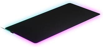 QcK Prism RGB Gaming Surface - 3XL Cloth Mouse Pad of All Time - Optimized for Gaming Sensors - Maximum Control